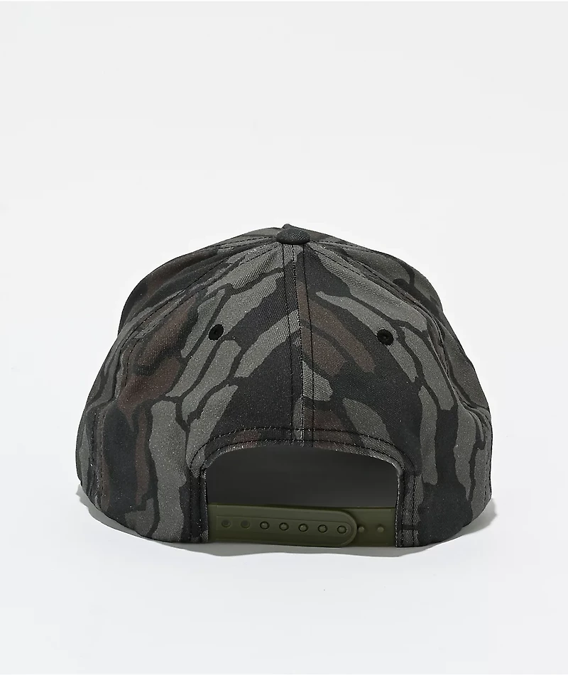 Brixton Danforth Bark Camo NetPlus® Snapback Hat