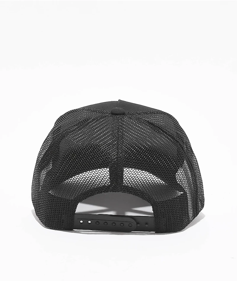 Brixton Darnforth Netplus® Black Trucker Hat