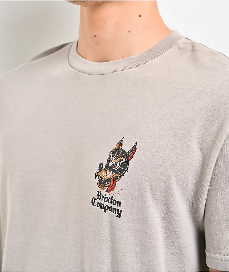 Brixton Dawg Stone T-Shirt