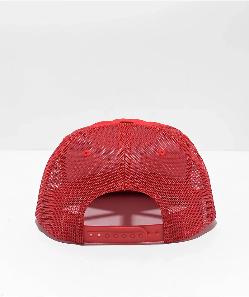 Brixton Division Red Trucker Hat