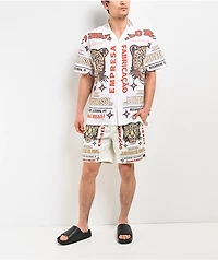 Brixton Everyday Hybrid White Shorts