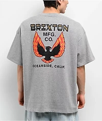 Brixton Garvey Grey T-Shirt