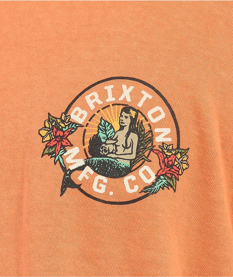 Brixton Geneva Orange T-Shirt