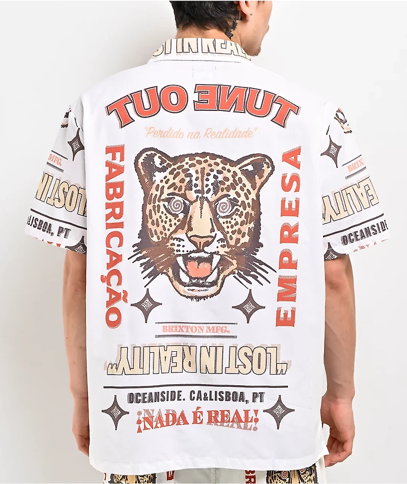 Brixton Getaway White Button Up Shirt