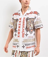 Brixton Getaway White Button Up Shirt