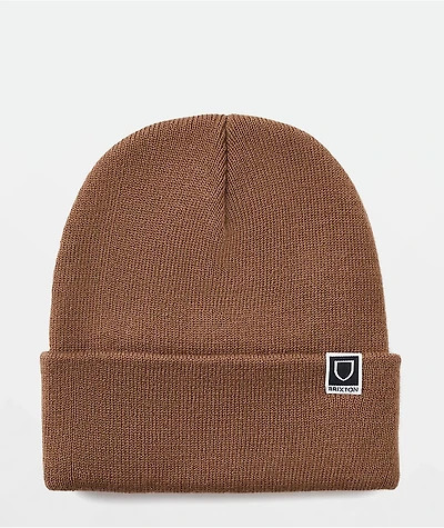 Brixton Harbor Beta Light Brown Beanie