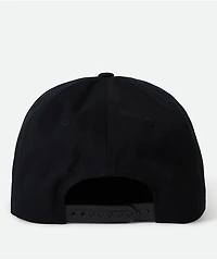 Brixton Hardee Black Snapback Hat
