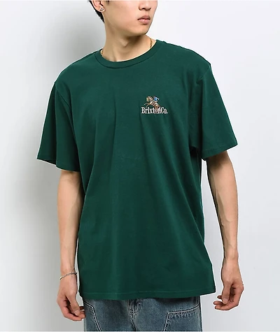 Brixton Inwood Deep Emerald T-Shirt