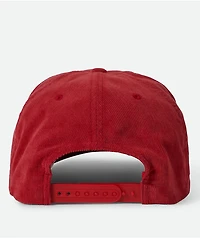 Brixton Inwood Red Snapback Hat