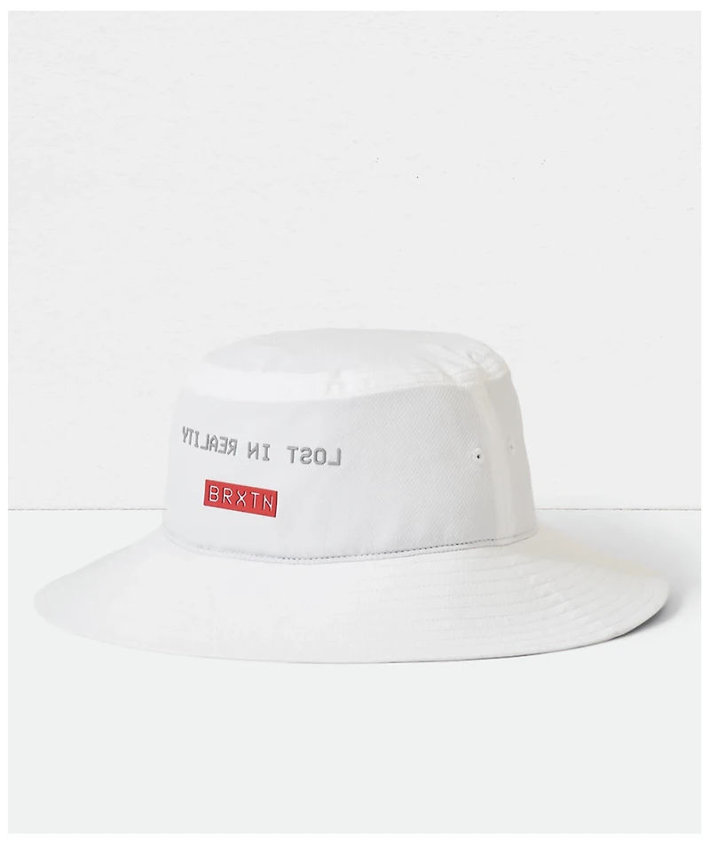 Brixton Kern Crossover White Packable Bucket Hat