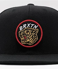 Brixton Kit MP Black Snapback Hat