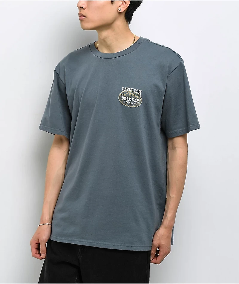 Brixton Layin' Low Basalt T-Shirt