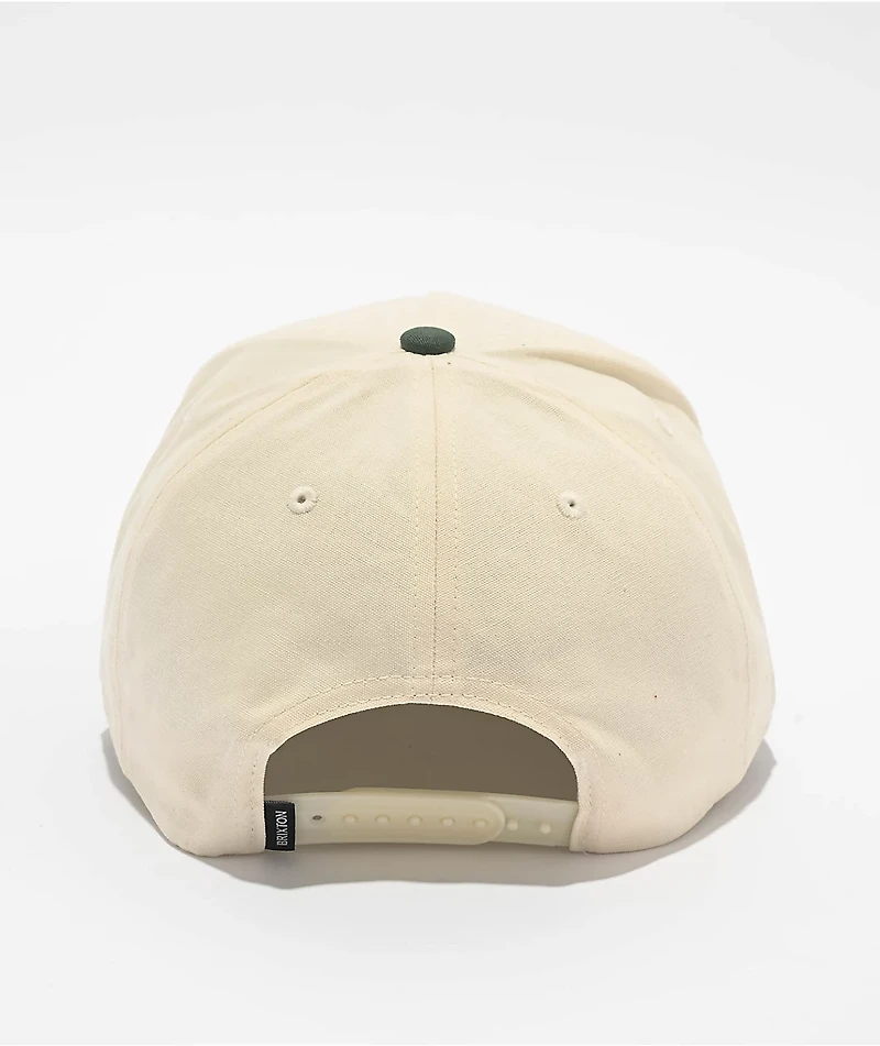 Brixton Leisure Activity Netplus Pine Needle & Whitecap Snapback Hat