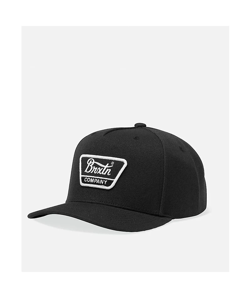 Brixton Linwood Black & White Snapback Hat