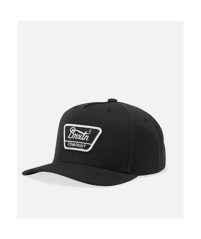 Brixton Linwood Black & White Snapback Hat