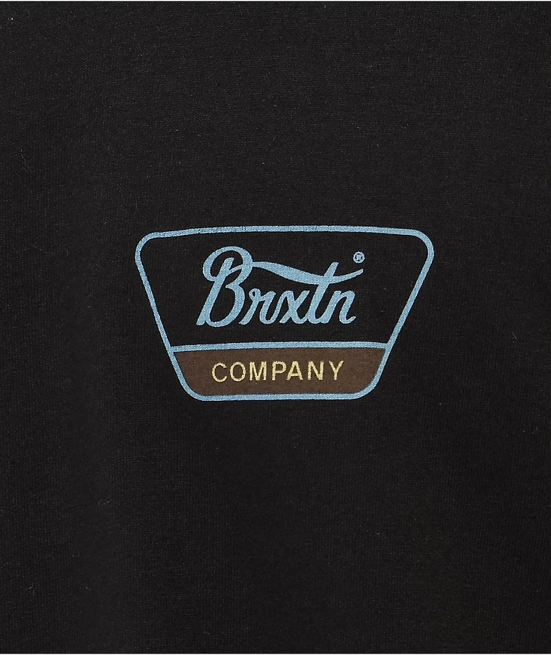 Brixton Linwood Black T-Shirt