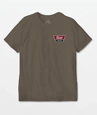 Brixton Linwood Brown T-Shirt