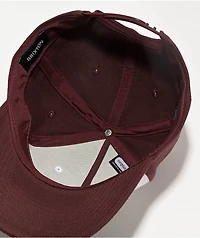 Brixton Linwood Mahogany Snapback Hat