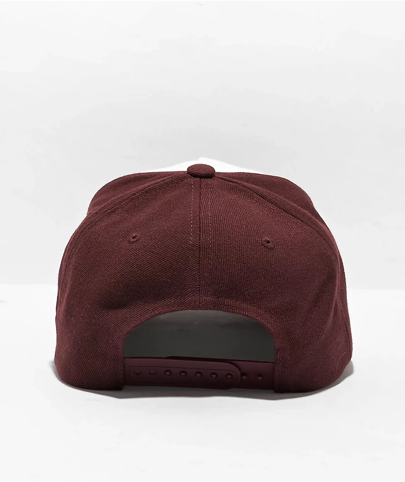 Brixton Linwood Mahogany Snapback Hat