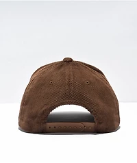 Brixton Linwood Netplus Bison Corduroy Snapback Hat