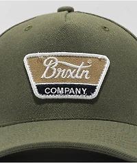Brixton Linwood Olive Snapback Hat
