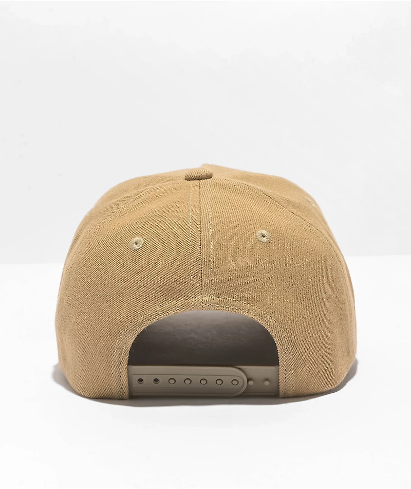 Brixton Linwood Sand Snapback Hat