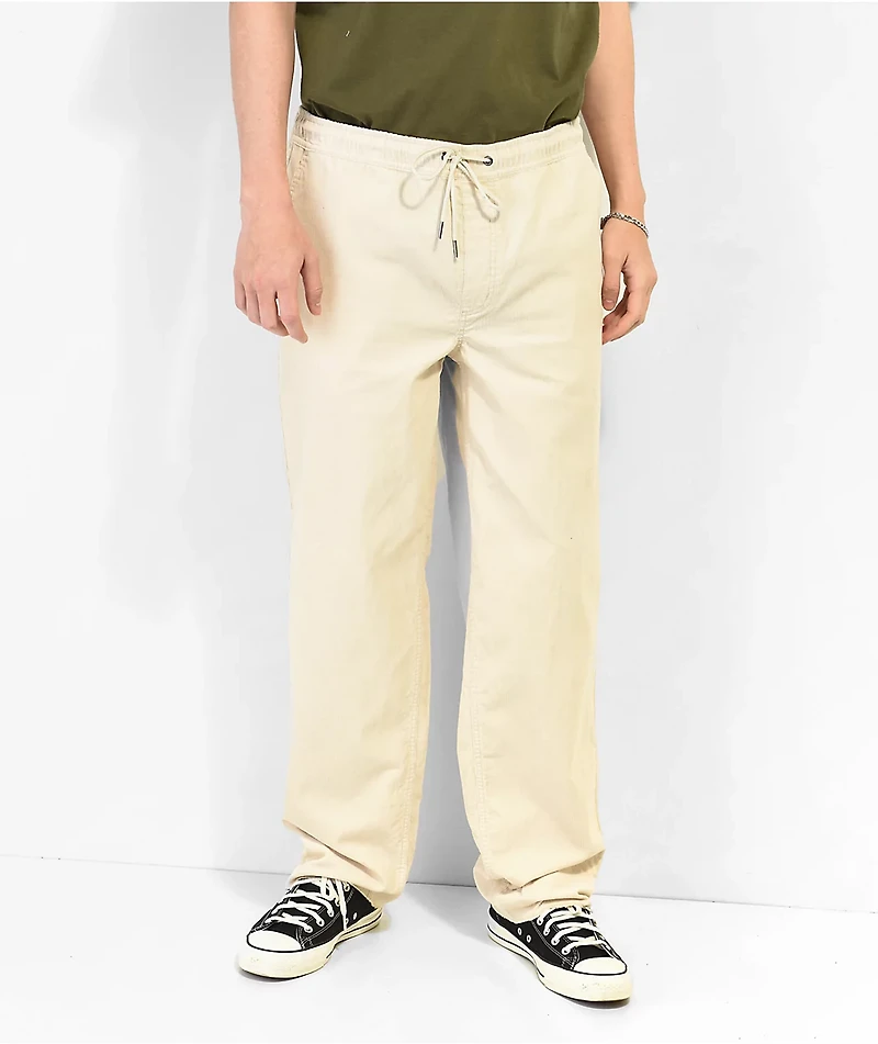 Brixton Madrid Whitecap Corduroy Elastic Waist Pants