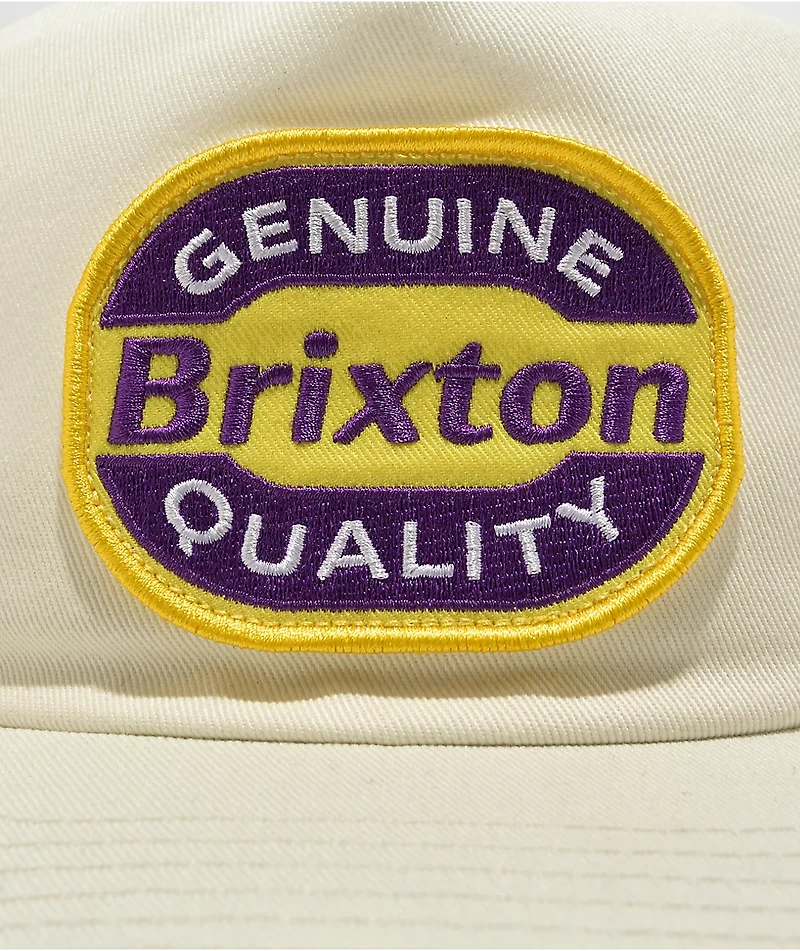 Brixton Neon Keaton White Trucker Hat