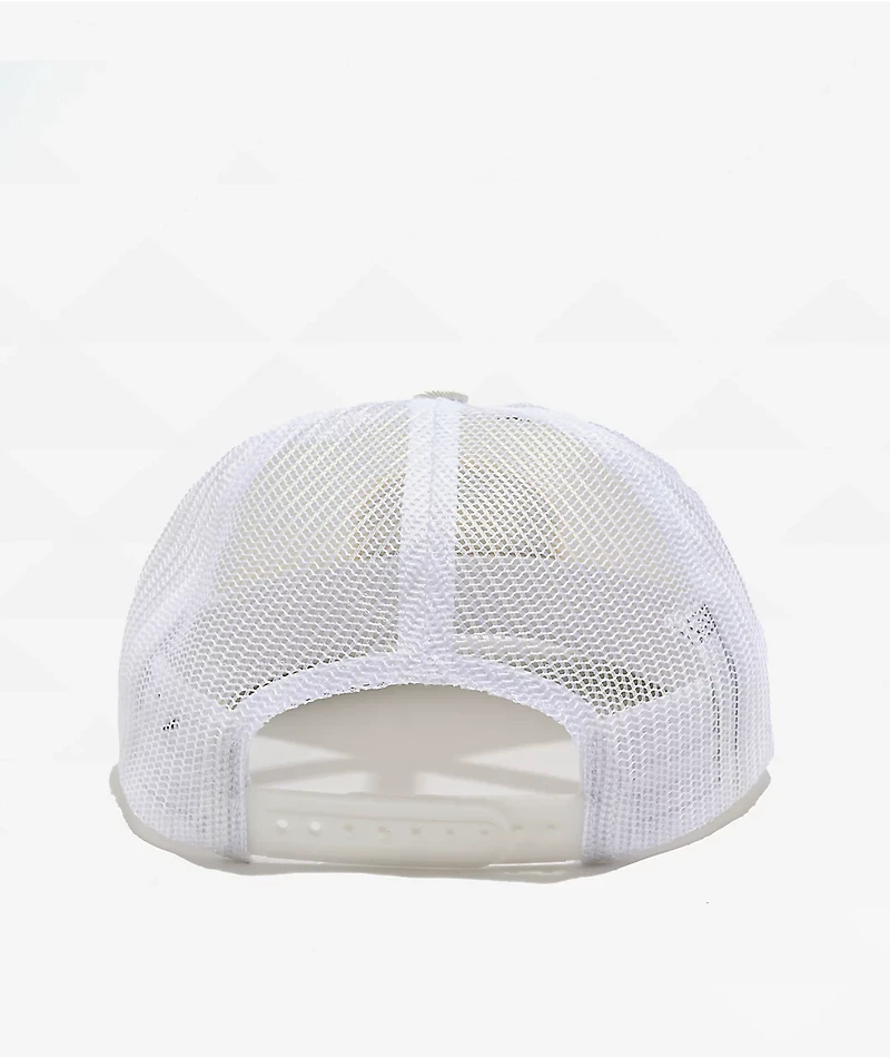 Brixton Neon Keaton White Trucker Hat
