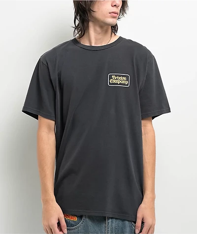 Brixton Norvell Black T-Shirt