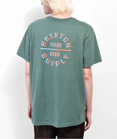 Brixton Oath Forest Green T-Shirt