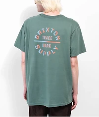 Brixton Oath Forest Green T-Shirt