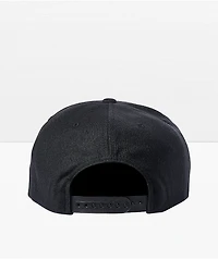Brixton Oath II Black & Orange Snapback Hat