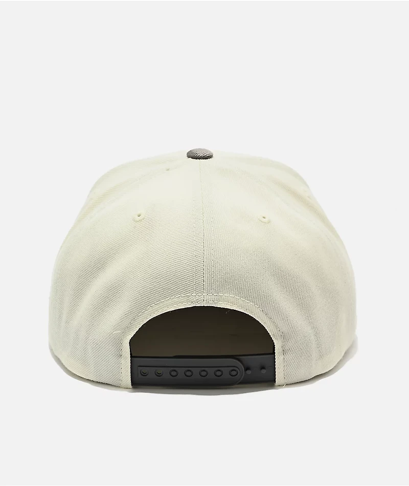 Brixton Oath III Charcoal & Off White Snapback Hat