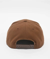 Brixton Oath III Coffee Snapback Hat
