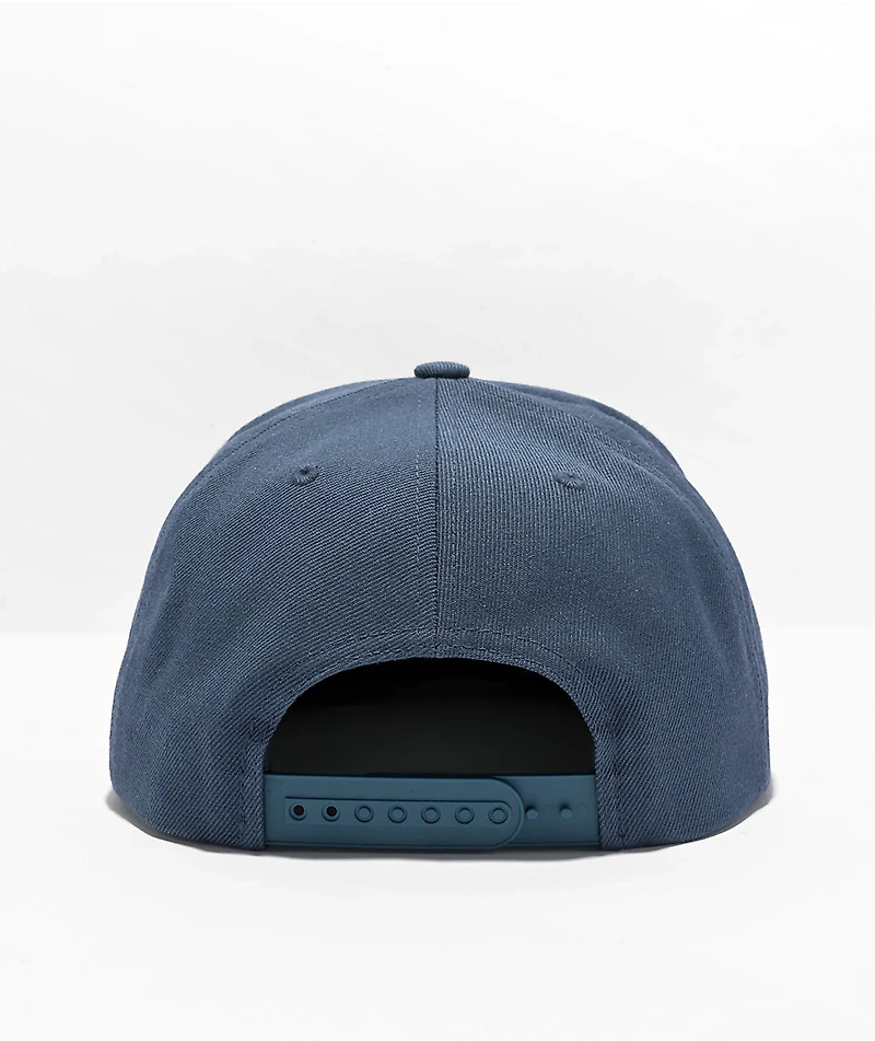 Brixton Oath III Washed Navy Snapback Hat