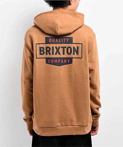 Brixton Osborn Brown Hoodie