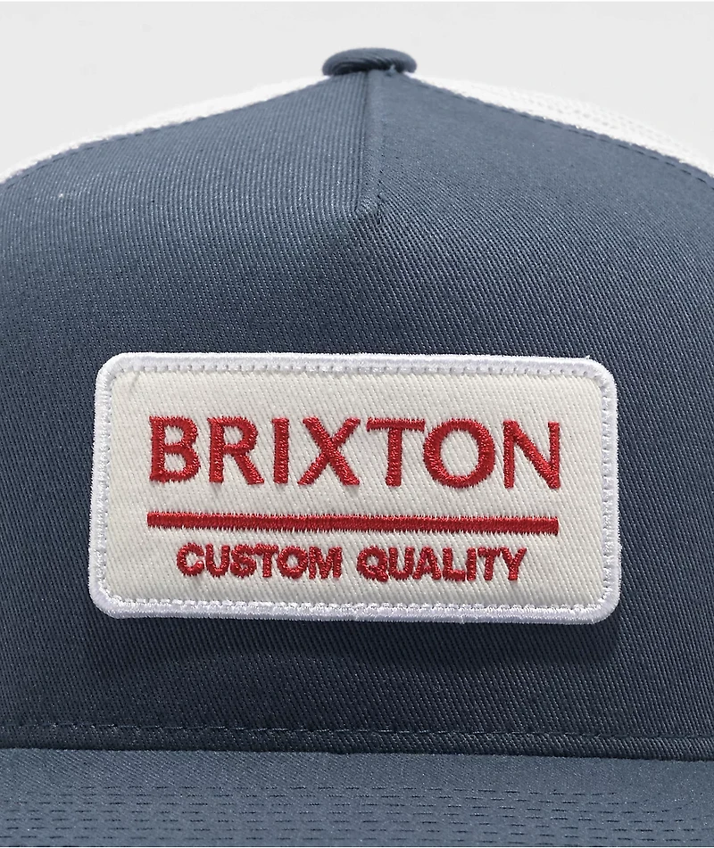 Brixton Palmer Proper MP Blue & White Trucker Hat