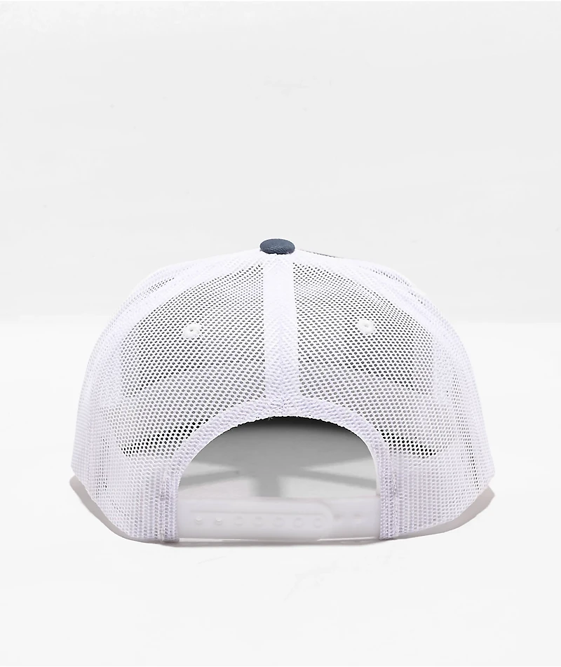Brixton Palmer Proper MP Blue & White Trucker Hat