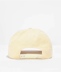 Brixton Parsons Netplus White Corduroy Snapback Hat