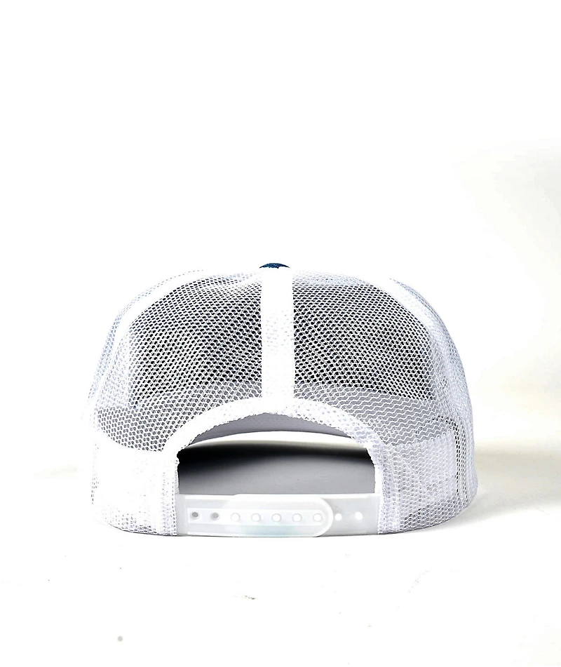 Brixton Phillips Netplus Denim & White Snapback Hat