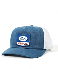 Brixton Phillips Netplus Denim & White Snapback Hat