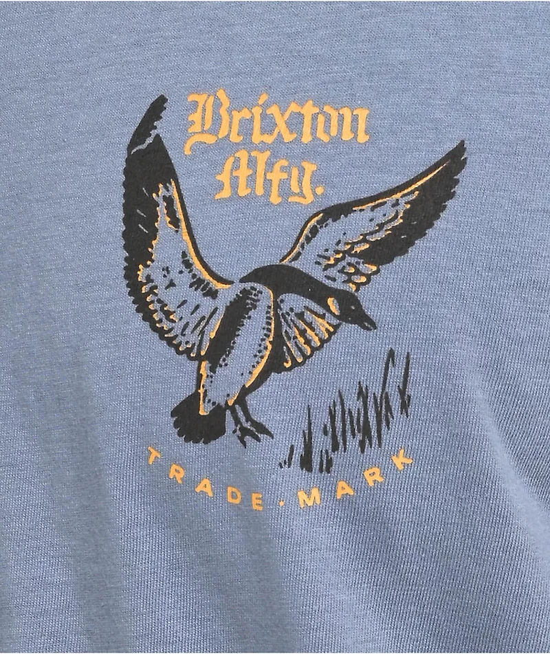 Brixton Portside Blue T-Shirt