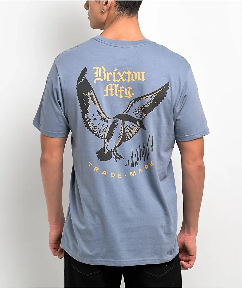 Brixton Portside Blue T-Shirt