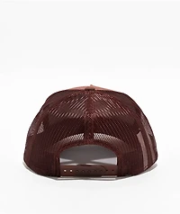 Brixton Postal Netplus Brown Trucker Hat