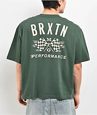 Brixton Primary Green Crop T-Shirt