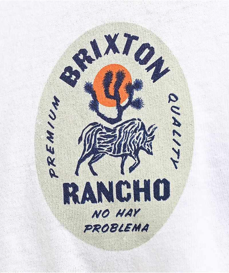Brixton Rancho White T-Shirt