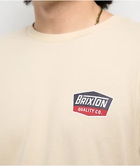 Brixton Regal Cream T-Shirt