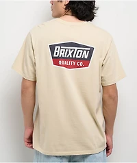 Brixton Regal Cream T-Shirt