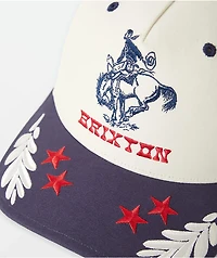 Brixton Rodeo Netplus® Natural & Navy Snapback Hat